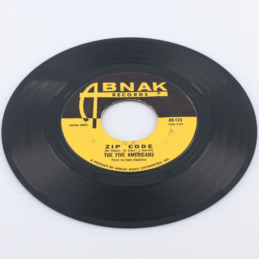 The Five Americans, Zip Code/Sweet Bird Of Youth 45 rpm Record 7" Single Monarch - Picture 6 of 6